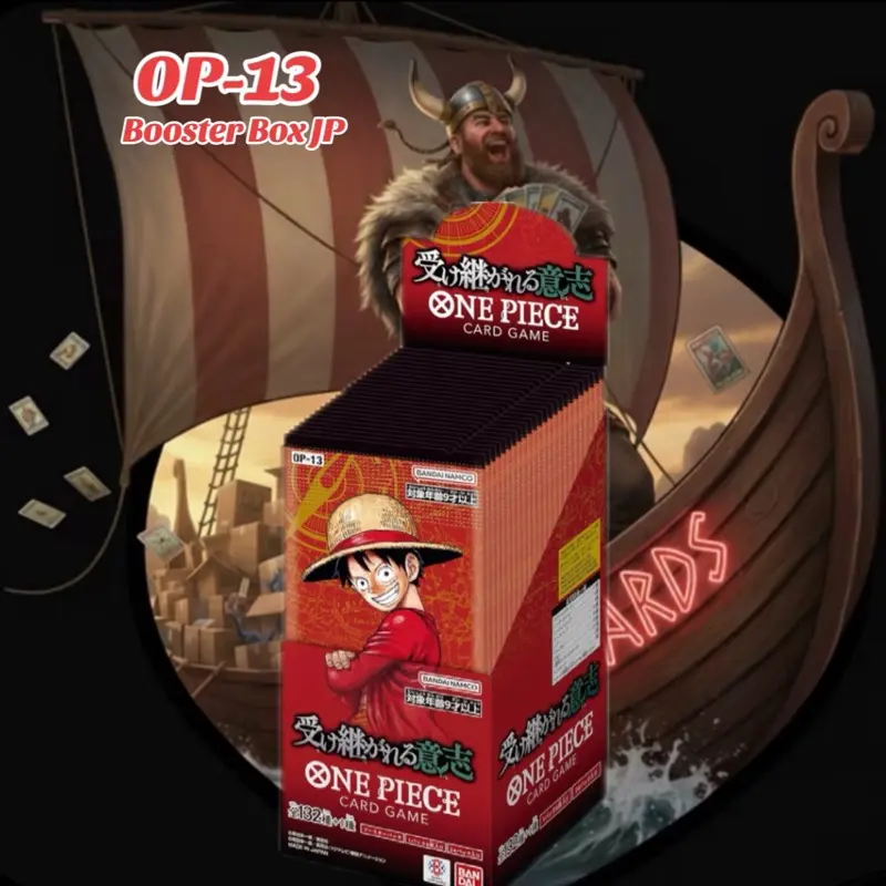 OP-13 Carrying on His Will Booster Box or Pack Japanese ONE PIECE CARD GAME