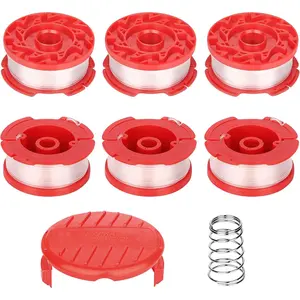 CMZST0653 8 count String Trimmer Spool Line(0.065",30Ft) with Cap , Compatible with Craftsman CMCST900,CMESTA900,CMESTE920,CMZST98020,CMCST915,CMEST913,CMZST120SC (CMZST0653-8pcs)