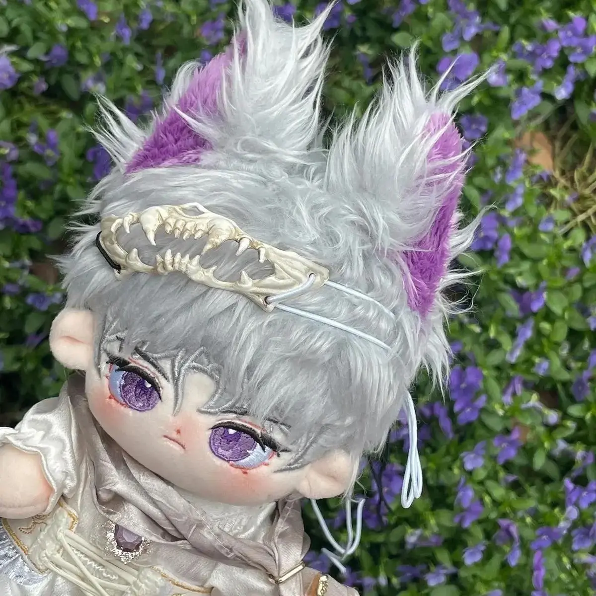20 cm Stuffed Charlie Su Doll - Game Anime Light and Night Themed Soft Dress-Up Cotton Plush Toy, Heartbeat Design, Fan Collectible, Kid Gift
