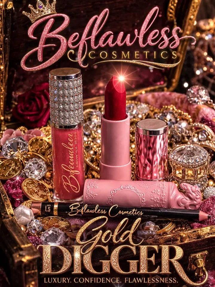 Gold Digger 3 in 1 Lipstick set