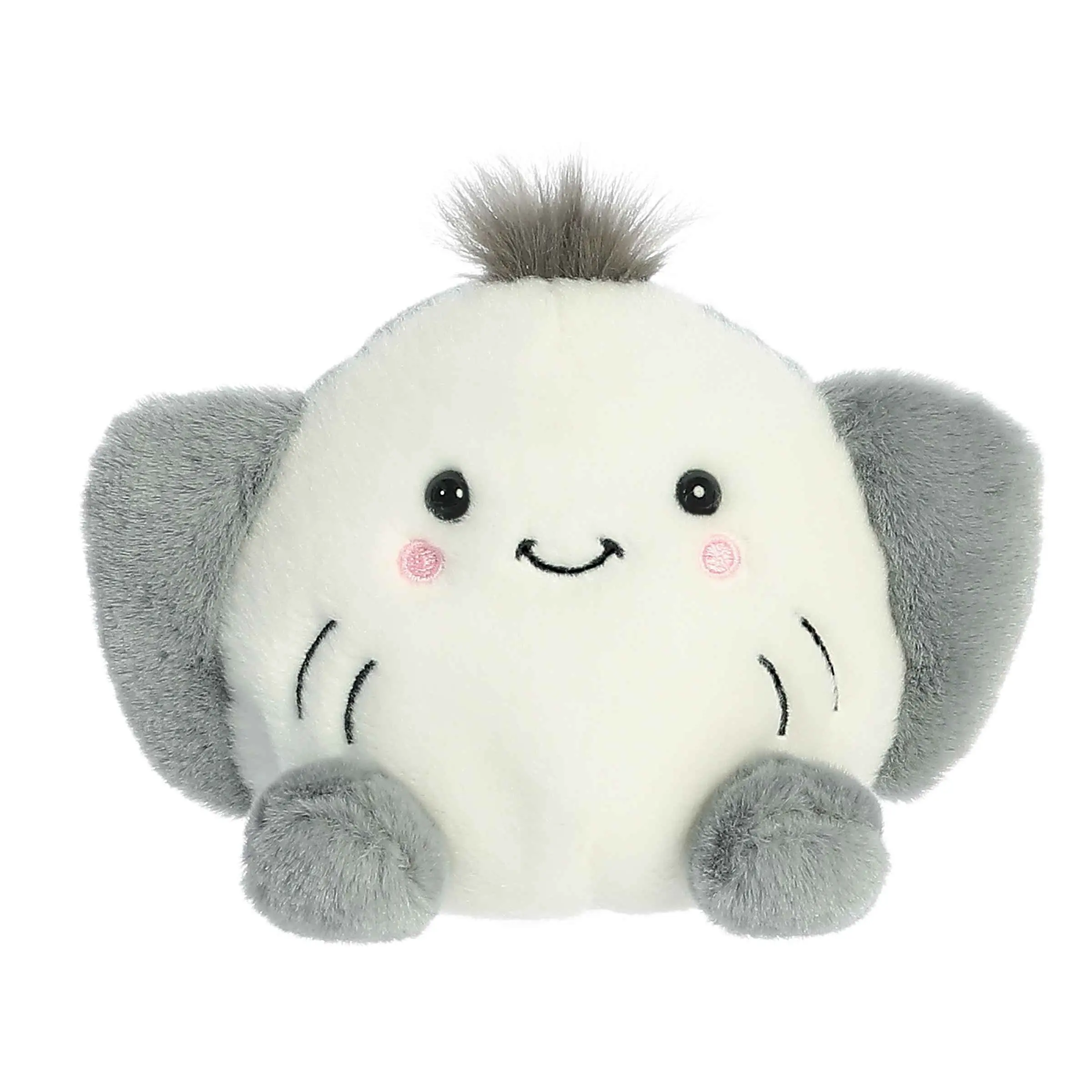 Palm Pals Adorable Flapjack Stingray 5 inch White Mini Soft Plush Collectable Stuffed Animal