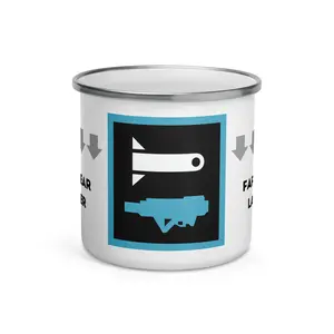 Spear Stratagem 12oz Enamel Mug (Helldivers Inspired)