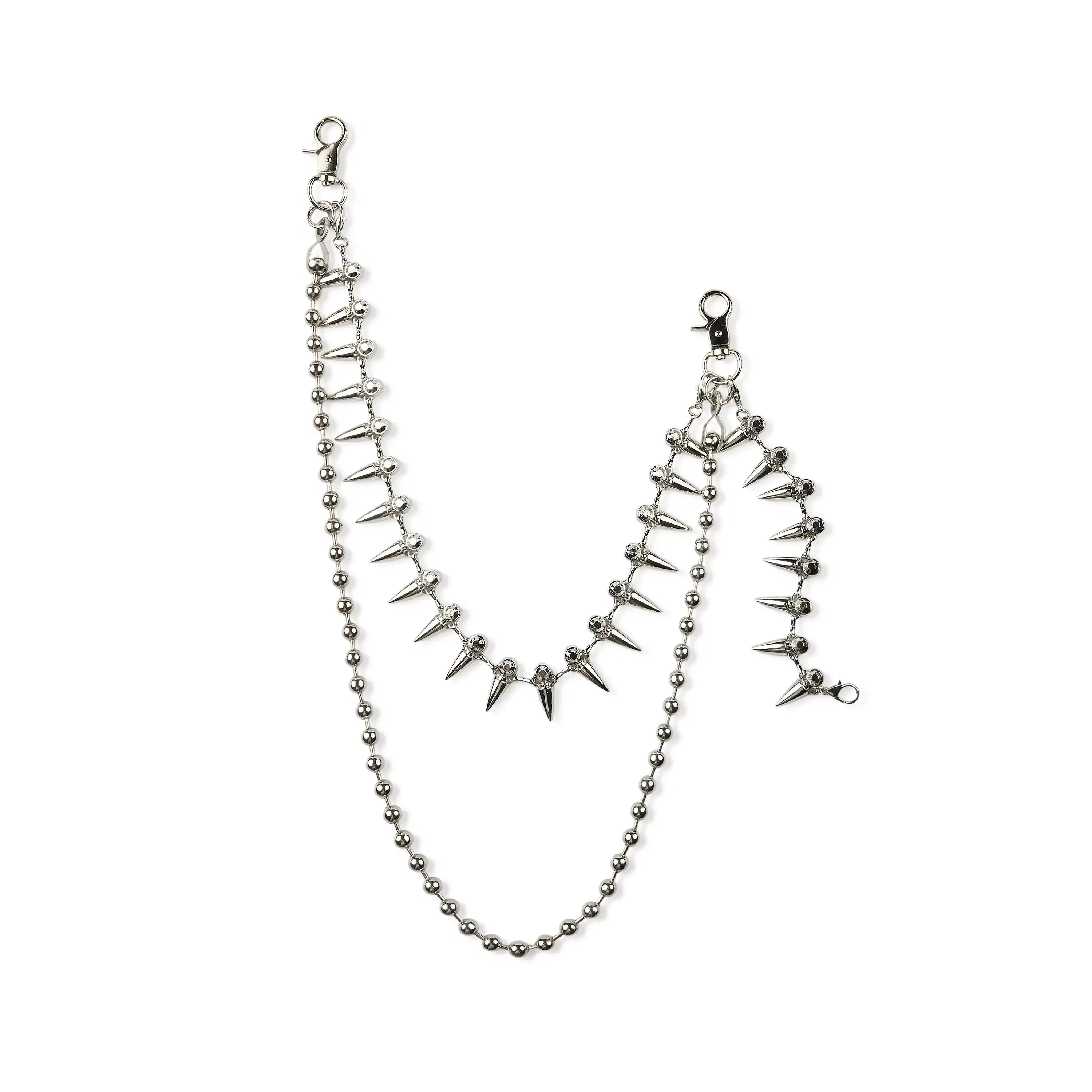 Boys Bulletproof Silver Wallet Chain