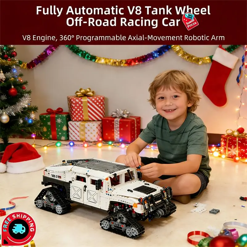 UNCLE BRICK Montessori Magnetic STEM Construction Set - aopuro_us 3088-Pcs 1:8 Scale Motorized Magnetic Cars Hummer Off-Road Remote Control Building Blocks, Gift for Boys 8+,10-12 Years & Adult Collectors with Colossal Appearance