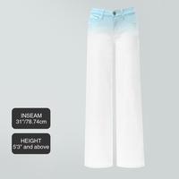Ombrae Light Blue & White