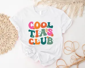 Cool Tia's Club Shirt, Cool Auntie T-shirt, Baby Announcement Tee, Cool Aunt Gift Idea Shirt, Tia To Be Tee, New Aunt Gift T-shirt, Promoted To Tia Shirt