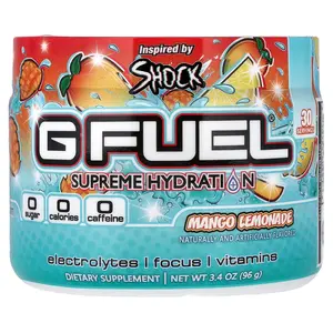 G FUEL Supreme Hydration, Mango Lemonade, 3.4 oz (96 g)