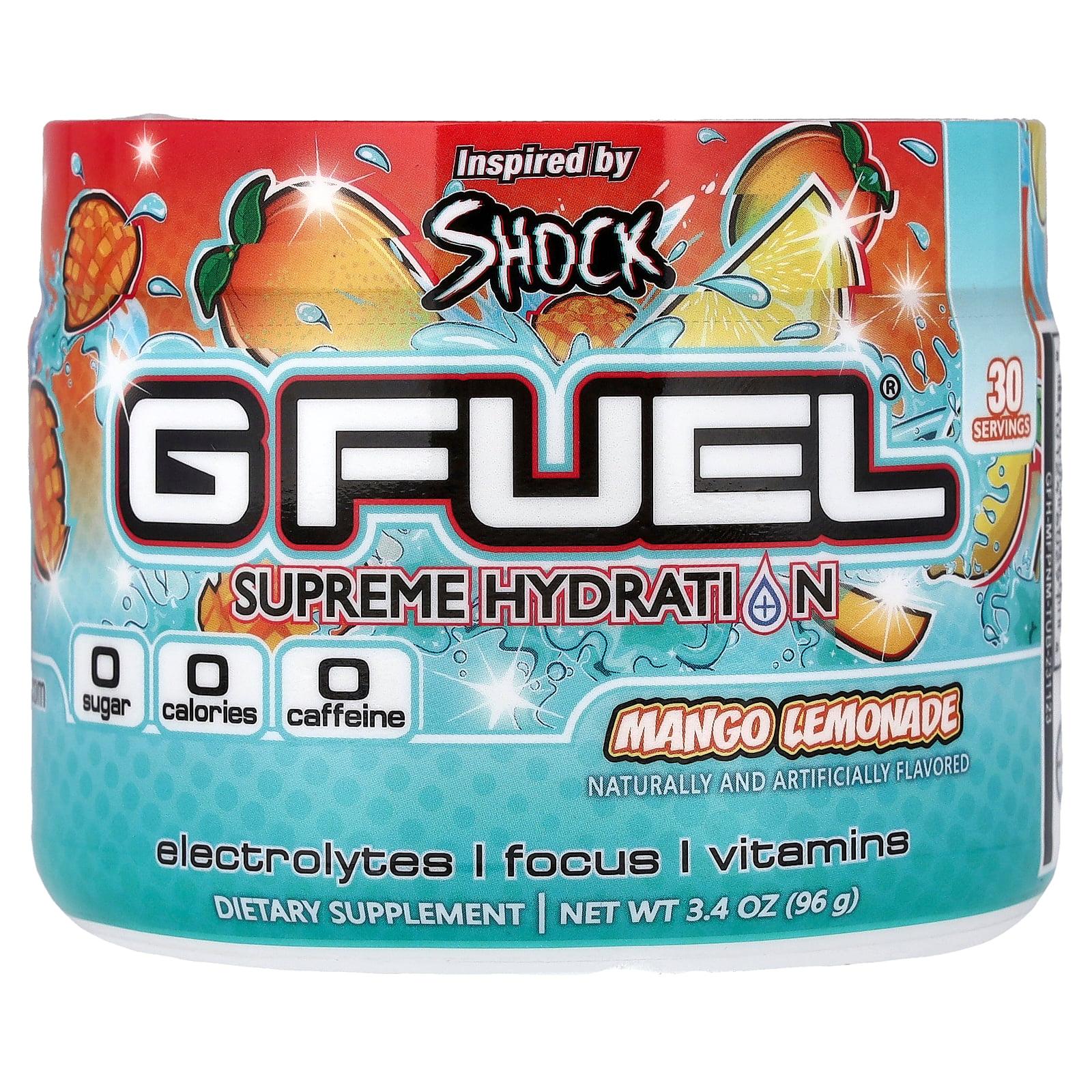G FUEL Supreme Hydration, Mango Lemonade, 3.4 oz (96 g)