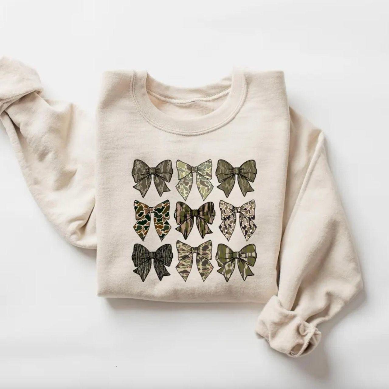 Camo Bow Sweatshirt for Women – Co &hellip;