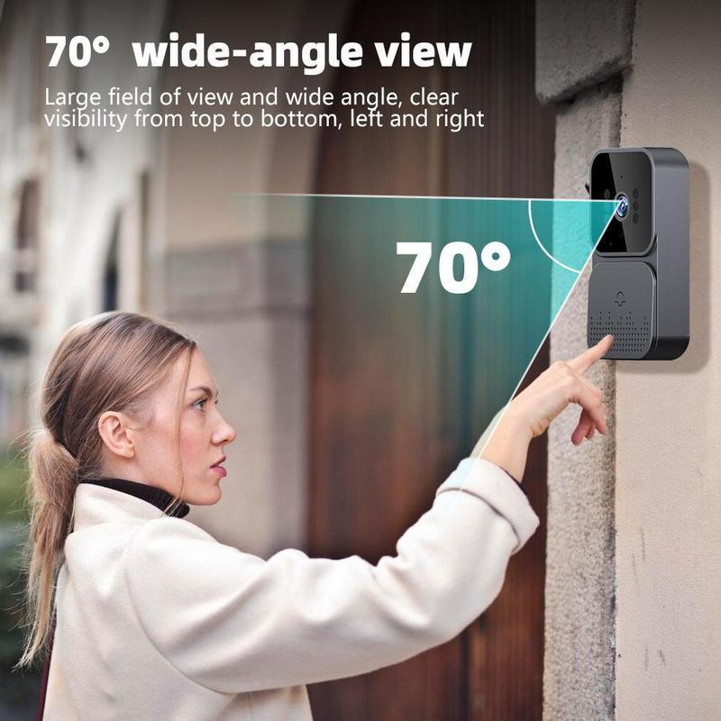 4.3-inch IPS Screen Wireless Video Doorbell Camera 2.4G, Two-Way Intercom, Infrared Night Vision, Ultra-Long Standby, Built-in Speaker, 128g SD Card,for Valentine’s Day Gift 4.3-inch IPS Screen Wireless Video Doorbell Camera 2.4G, Two-Way Intercom, Infrared Night Vision, Ultra-Long Standby, Built-in Speaker, 128g SD Card,for Valentine’s Day Gift