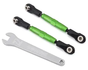 Traxxas Aluminum 39mm Camber Link Turnbuckle (Green) (2)
