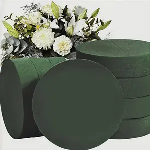 Circular Flower Foam, Wet Foam Blocks, Floral Arrangement Supplies, Wedding Path Decor, Party Decoration, Flower Shop Use