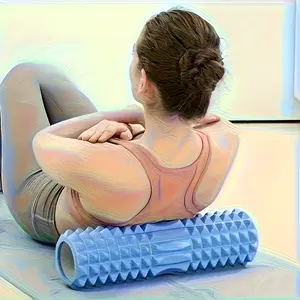 Foam Massage Roller for Back Leg Hand Muscle Relief, 2 Colors Available, Fitness Recovery Tool, Relieves Fatigue, Massager Rollers, Home Fitness Equipment
