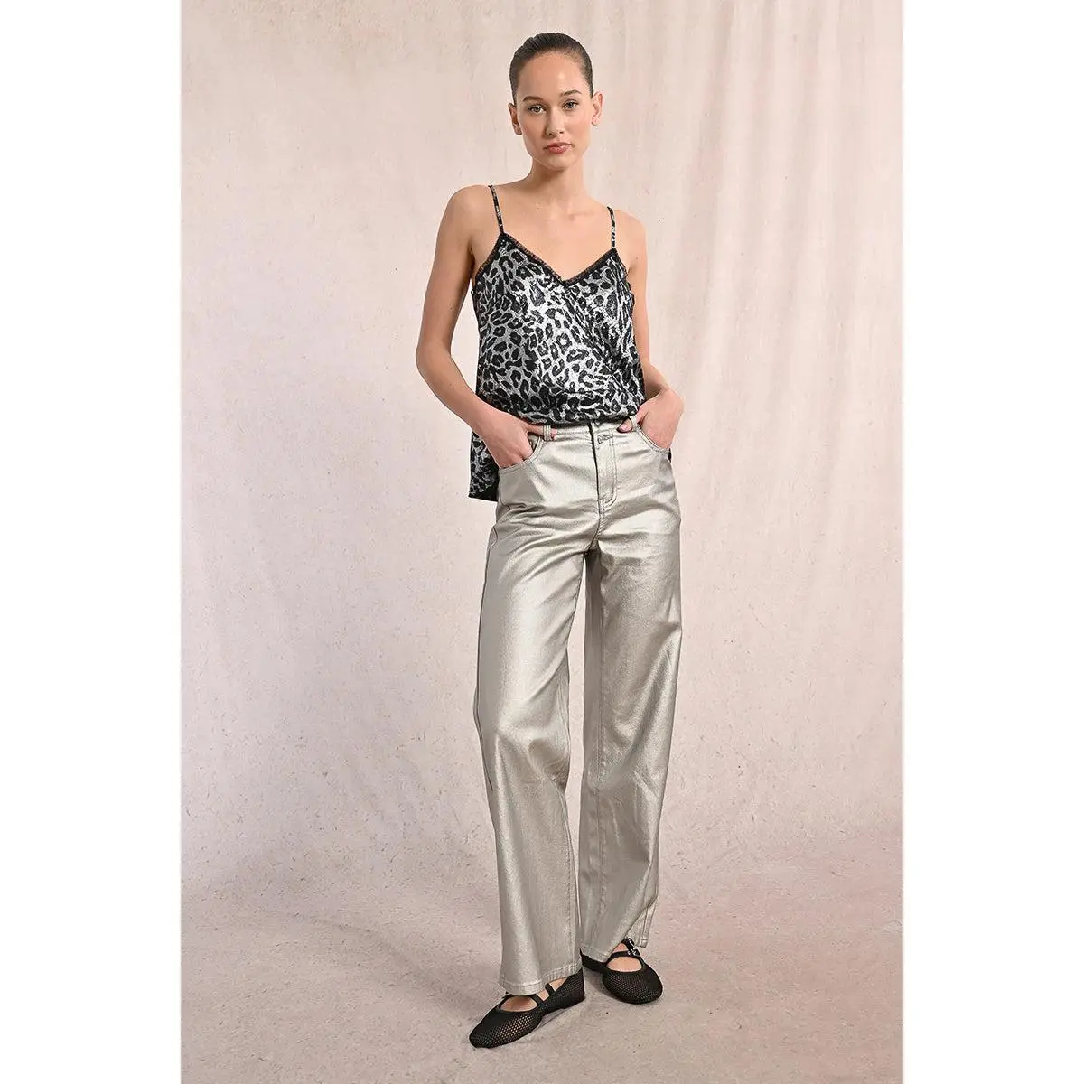 ￼Metallic  Jeans￼