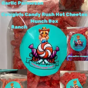 Cowgirls Candy Rush Hot Cheetos Munch Box-Spicy Snack