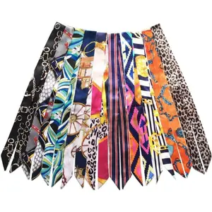 2/6/10Pack Scarf Bags for Women Scarves for Handbag Band Hair Neck Fashion Gifts