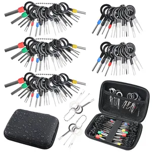 82 count Repair Kit - Wire Connector Terminal Pin Extractors, Electrical Wiring Crimp    with Protective Bag
