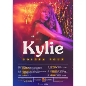 Kylie Minogue Vintage Music Poster