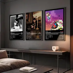 Custom Set of 3 Music Album Posters | Personalized Printable Album Cover Wall Art | Choose your own Artists | Music Fan - No Frame