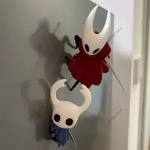 Personalization Hollow Knight 2 Hornet Fridge Magnet Cute Game Character Kitchen Decor Refrigerator Decorating Magnet Cartoon Refrigerator Sticker Anime Gift Higher End Fridge Magnets