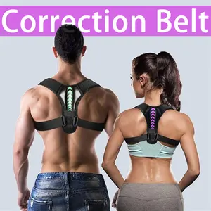Adjustable Back Shoulder Posture Corrector Belt Clavicle Spine Support Reshape Your Body Home Office Sport Upper Back Neck Brace Cycling Seat Cushion dropper post bike bait pole seat flames mini bike adapt bike old school hopper bike 11kmh pedal bike