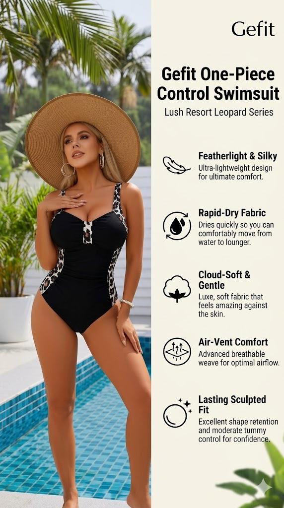 Women's Tummy Control Swimsuits Ruched Slimming One Piece Bathing Suit Deep V Neck Swimsuit tummy control full coverage cheetah print woman stylish swimwear high waist bikini