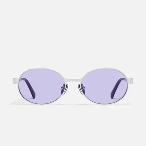 QUAY AUSTRALIA ANYWAYS Narrow Metal Sunglasses with Tapered Arms and Chic Details Gold Oval Adjustable Sunglass for Women