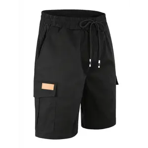 6-Pocket Mens Classic Cargo Shorts - Water-Resistant, Medium Stretch, Loose Fit, Mid-Waist, Cotton & Elastane Blend - Ideal for Hiking & Outdoor Activities