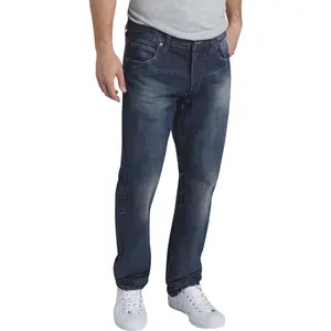 Dickies Mens X-Series Button Fly Regular Fit Straight Leg 5-Pocket Denim Jeans
