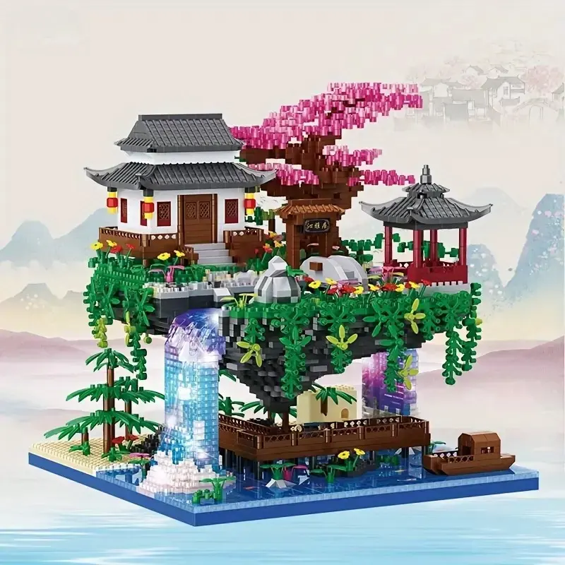 Challenge World Wonders Great Wall Model, 3D Puzzle Building Blocks, Detailed and Realistic, Birthday Christmas Toy Gift