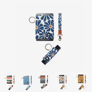 Thread Everyday Essentials Bundle – Slim Elastic Wallet, Wrist Lanyard & Lip Balm Holder