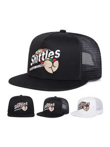 Unisex Shittles Mesh Baseball Cap, Adjustable Sun Protection Casual Hat for Spring & Fall, Outdoor Travel Beach Vacation