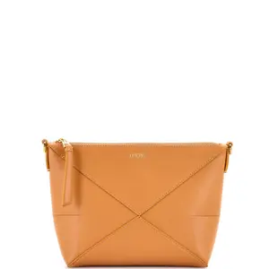 Pre-owned Leather Shoulder Bags Loewe Puzzle Fold Pouch Bag by Rebag