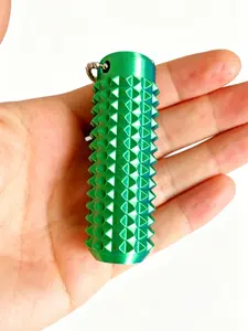 3D Conical Roller Keychain, Pocket Size Stress Anxiety Relief Keyring, Perfect Gift for Friends, Compact and Portable