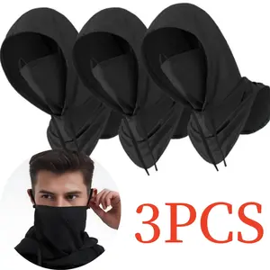 [Breathable Head Mask] 3 Pack - Breathable Full Head Mask Face Cover - Summer Balaclava Sun Protection Hood - for Men Women - Motorcycle Cycling Fishing