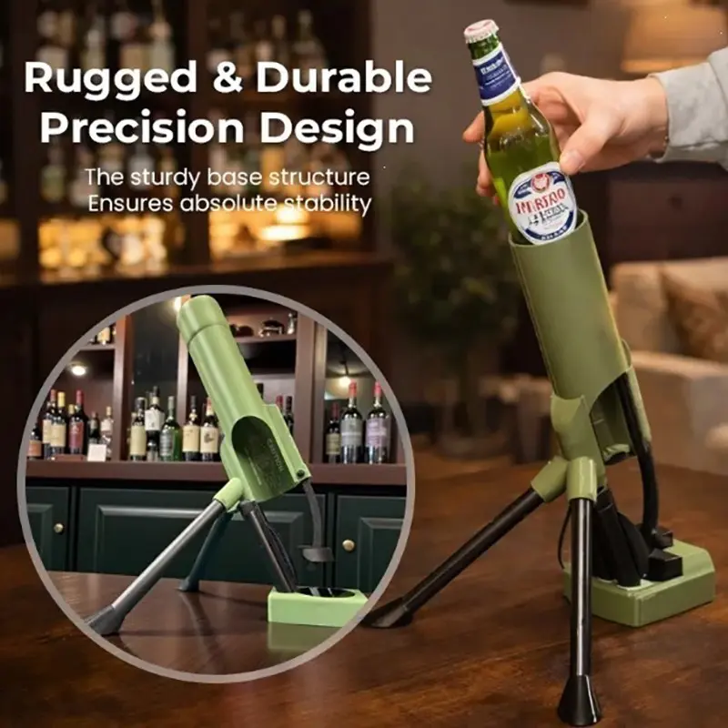 Cross-Border Beer Bottle Mortar Bottle Opener, Durable & Efficient Beverage Accessory, Home Bar Accessories, Perfect Gift Idea for Beer Lovers