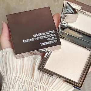Natural Finish Makeup Powder, Long Lasting Oil Control Pressed Powder, Makeup Setting Powder, Portable Face Makeup Cosmetic For Women