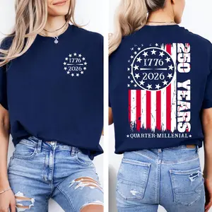 America 250 Years of Freedom Coquette Bow Shirt 1776–2026, Patriotic Eagle “We The People” Independence Day Patriotic Freedom Fourth Of July Tee