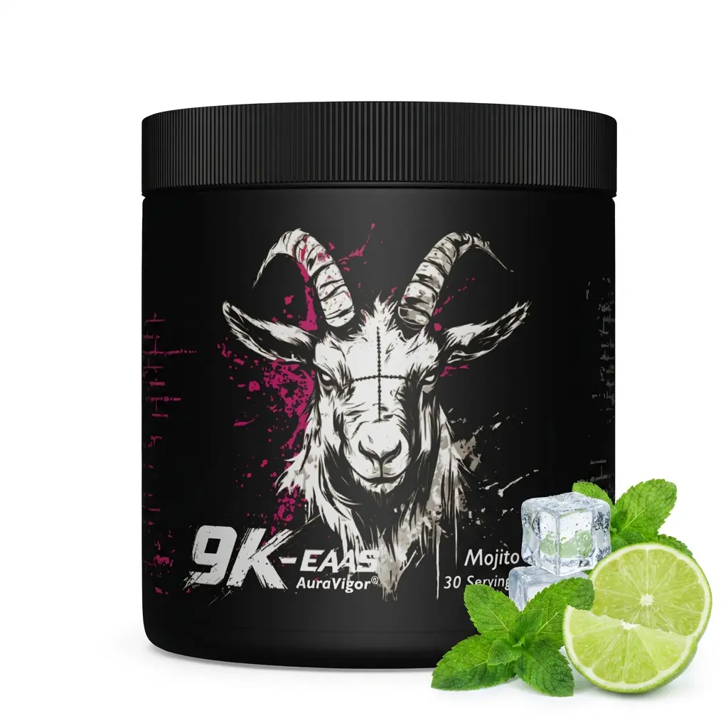 Auravigor Optimum EAA Amino Acid Dietary Supplement Powder - 30 Servings, Fitness Muscle Support