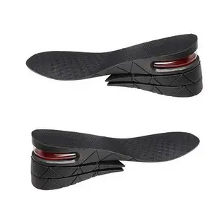 Upgraded Comfortable Breathable Insoles with Air Cushion, 1 Pair Invisible Height Increasing Shoe Inserts for Men & Women
