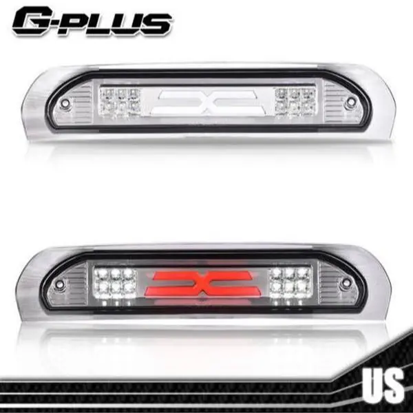 G-PLUS Third Brake Light Fit For 2002-2009 Dodge Ram 1500 2500 3500 LED Third Brake Light Cargo Lamp Black Third Brake Light