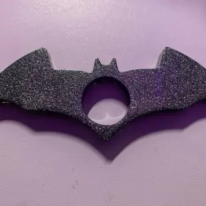 Book Buddy Bat - Glittery Bat Design for Book Lovers