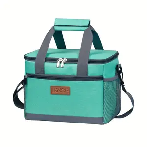 Large Capacity Insulated Lunch Bag, Oxford Cloth Lunch Box Storage Bag, Insulated Bag for Outdoor Camping Picnic, Thermal Bag, Insulated Lunchbox Cooler