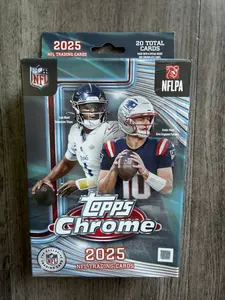 2025 Topps Chrome Football Hanger Box  Cam Ward Drake Maye Jaxson Dart Rookie Chase