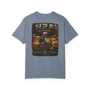 H2A Home To America combine graphic T-Shirt | Military Tribute
