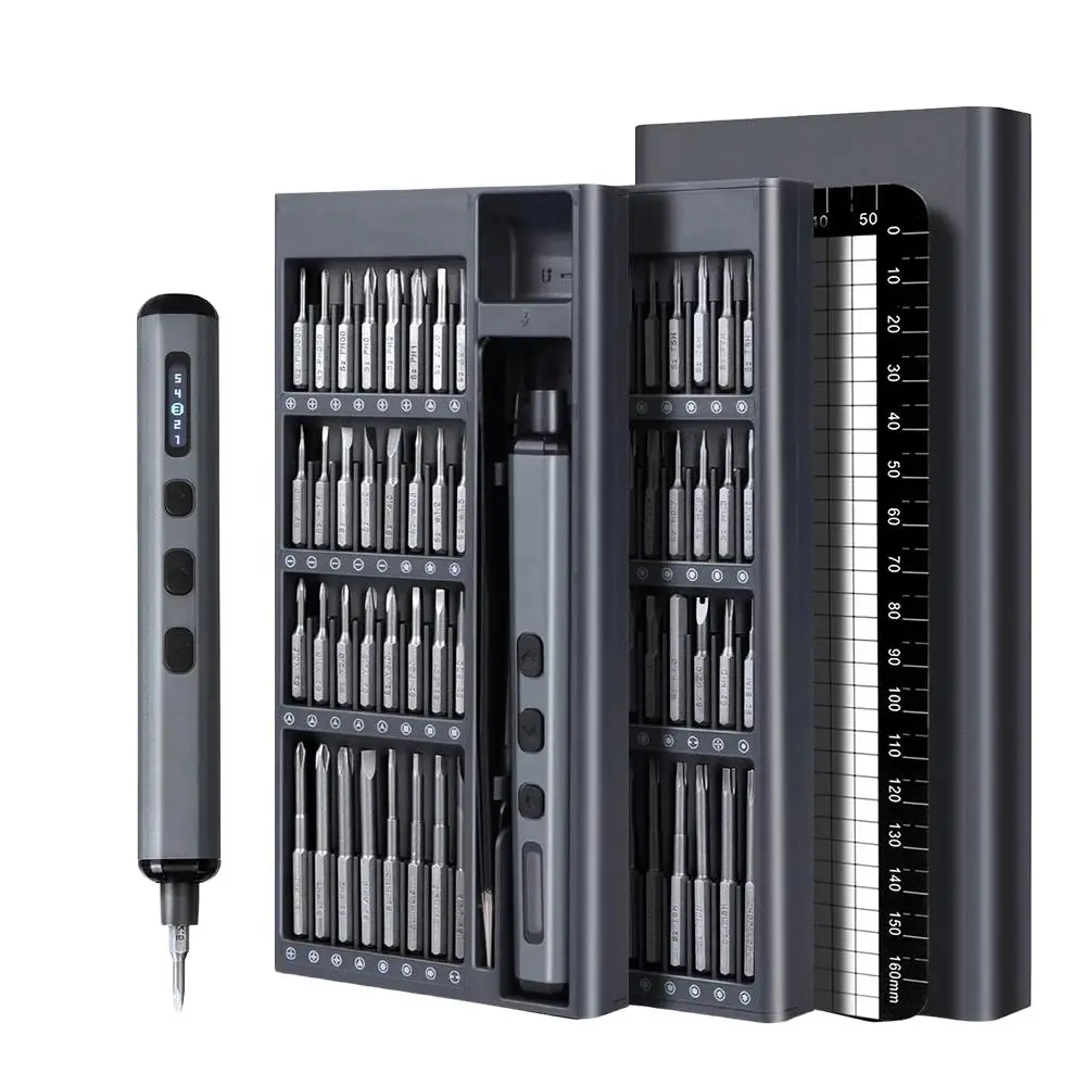 68-in-1 Electric Screwdriver Set, Magnetic & Pop-up Design Mini Electric Precision Screwdriver Set for Repairing Electronics, Men Gifts, Cordless Tool