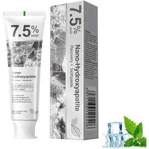 Hydroxyapatites Toothpaste, Deep Cleansing Toothpaste, Advanced Enamel Protection, Gentle and Effective Formula, Fresh Mint Flavor, Repairs Tooth Surface 1pcs