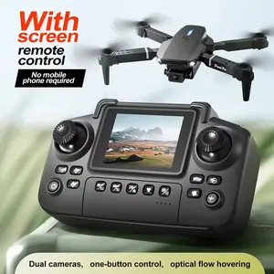 2026 NEW JEARLS E88/E99 Drone With 1 Or 2 Or 4 Battery- Beginner-Friendly Lightweight Design With 4K Dual Camera, Black Remote Control, Obstacle Avoidance, HD Video, Wi-Fi Enabled,
