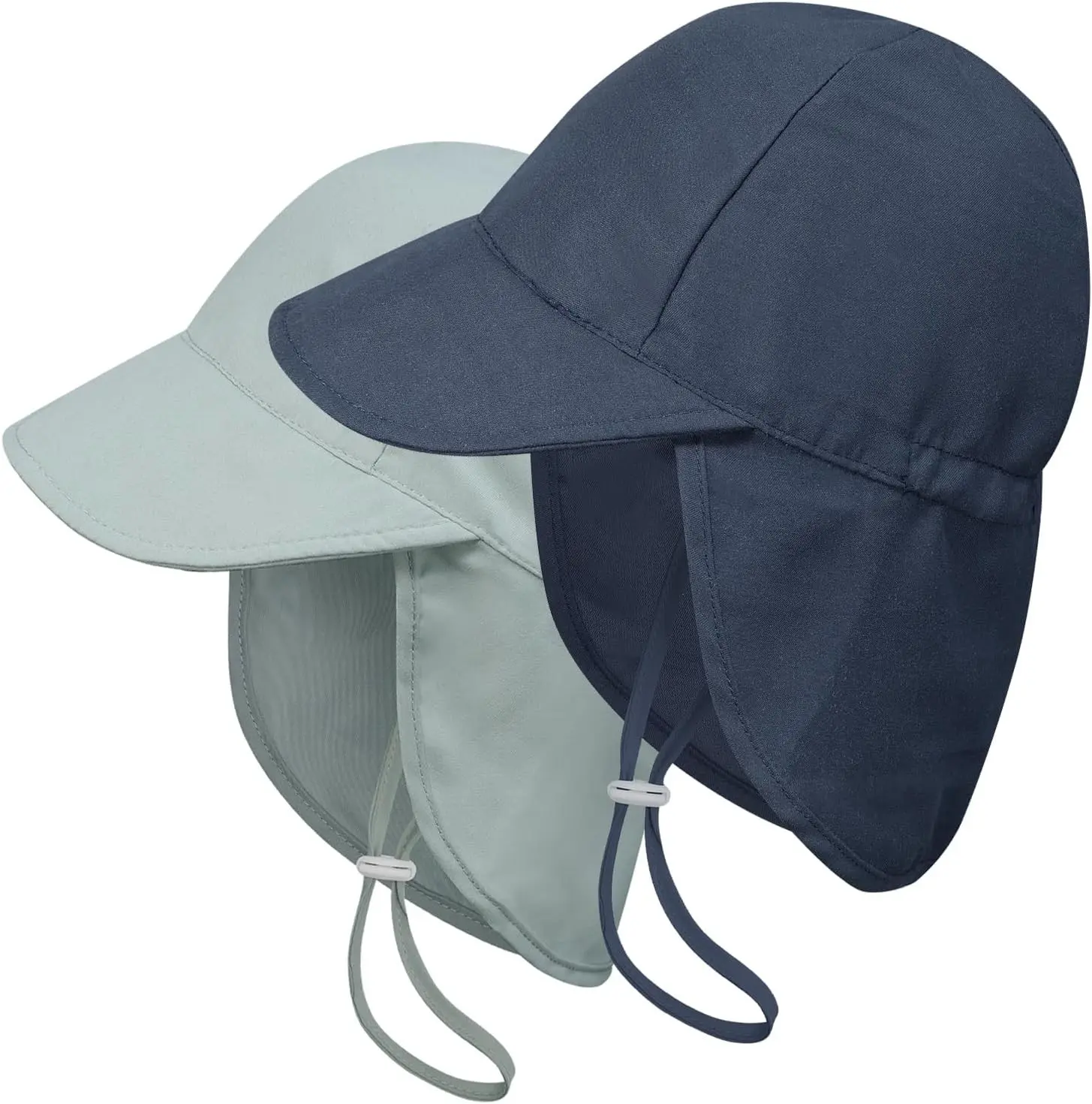 2 Pack Baby Sun Hats UPF 50+ Toddler Beach Hat for Girls Boys 0-4 Years Gift