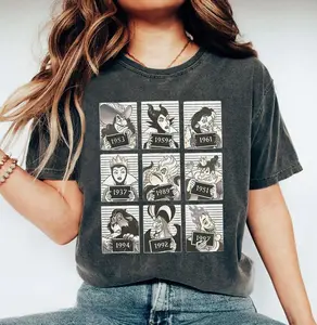 Retro WDW Villains 90S shirt, Vintage Evil Shirts, WDW Family Trip Shirt, Birthday Gift, Magic Kingdom Vacation Tee